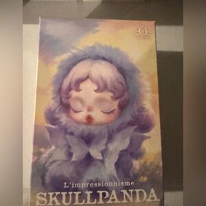 Skullpanda Impressionism Stuffed Animal - Purple